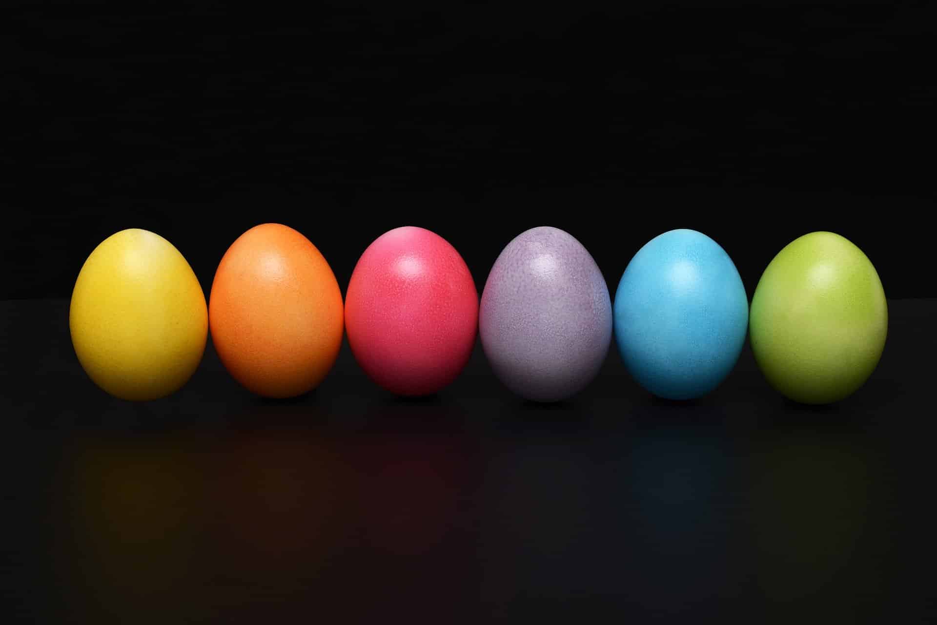 Ovos coloridos na Alemanha Ovo da páscoa na Alemanha