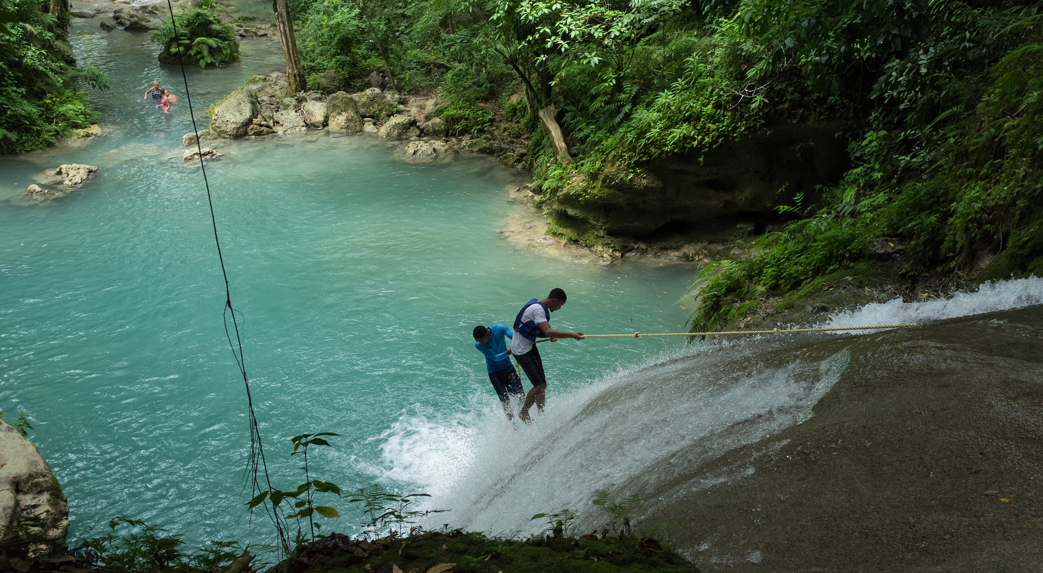 O que fazer no Blue Hole em Ocho Rios cruzeiro na jamaica