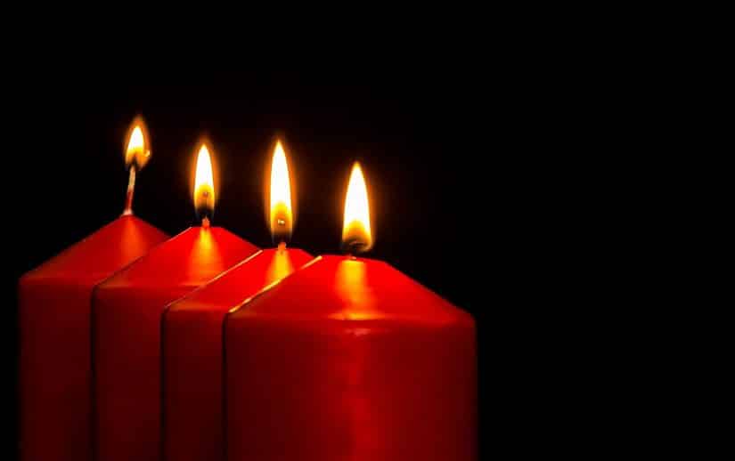 Velas do Advento Natal na Alemanha
