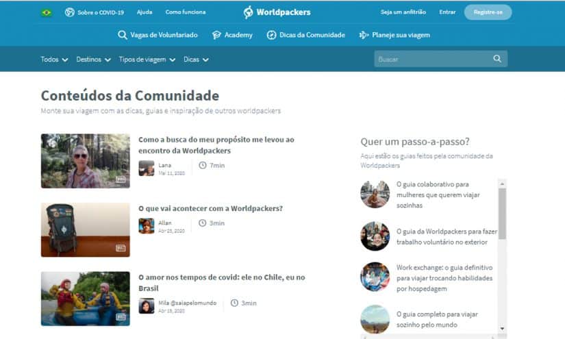 Comunidade Worldpackers