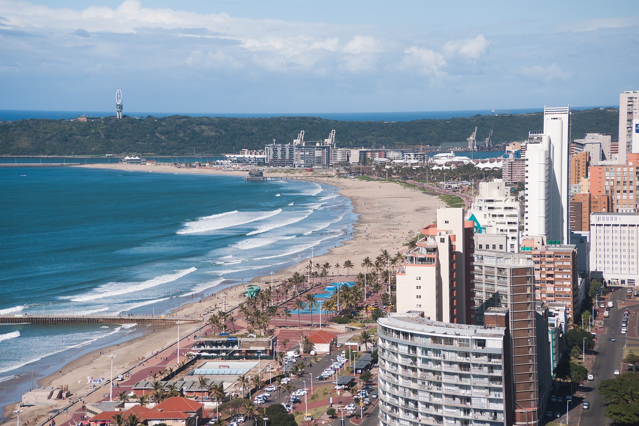 durban praia africa