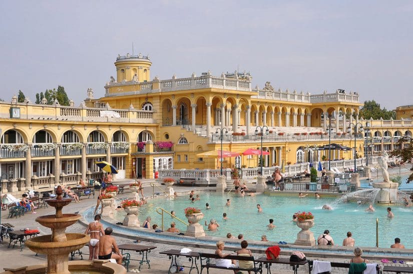 Turismo em Budapeste Hungria no verão