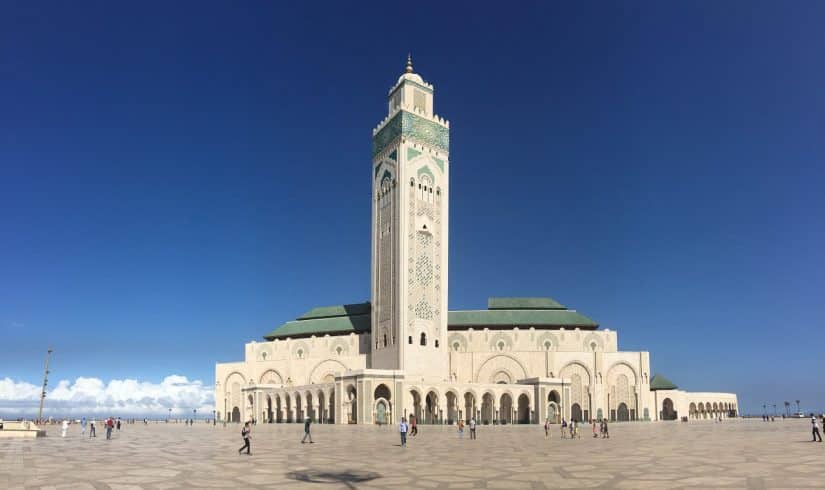 Roteiro em Casablanca com Mesquita Hassan II