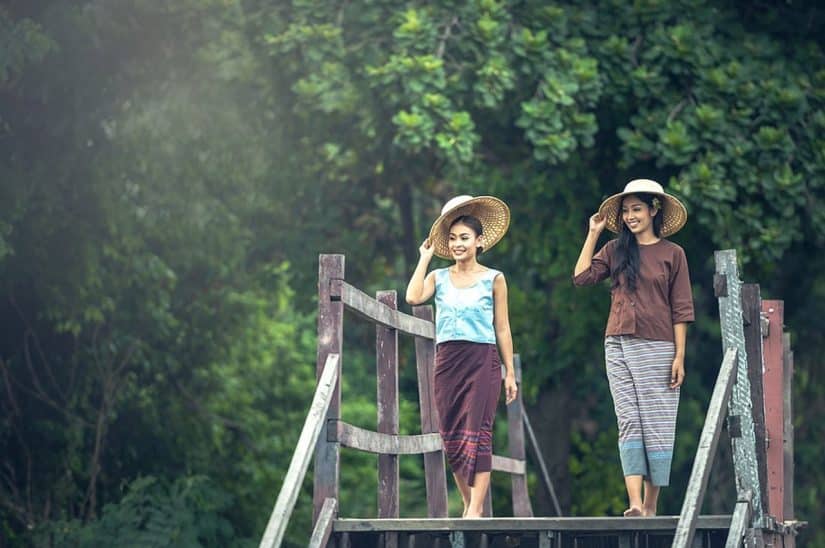 como se vestir em camboja