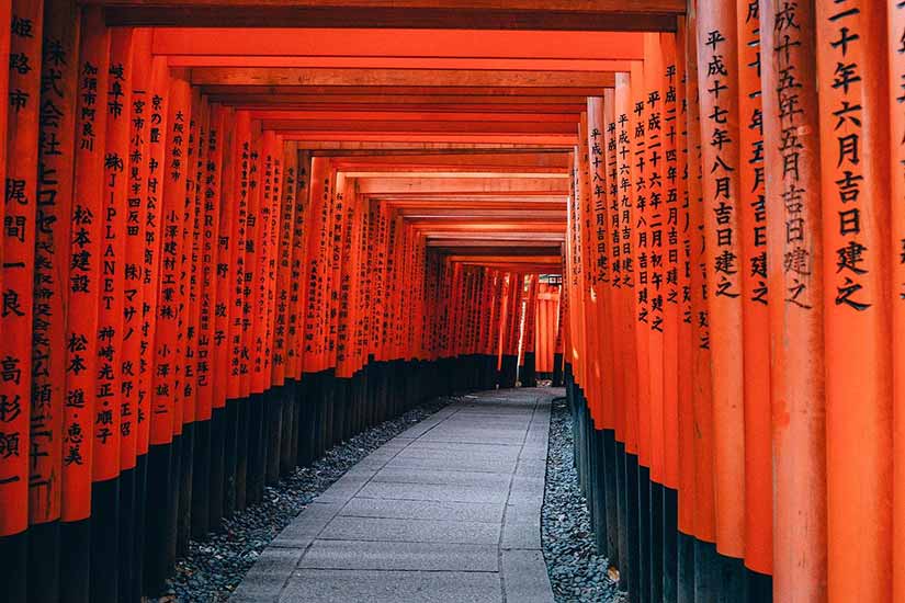 trem até Kyoto