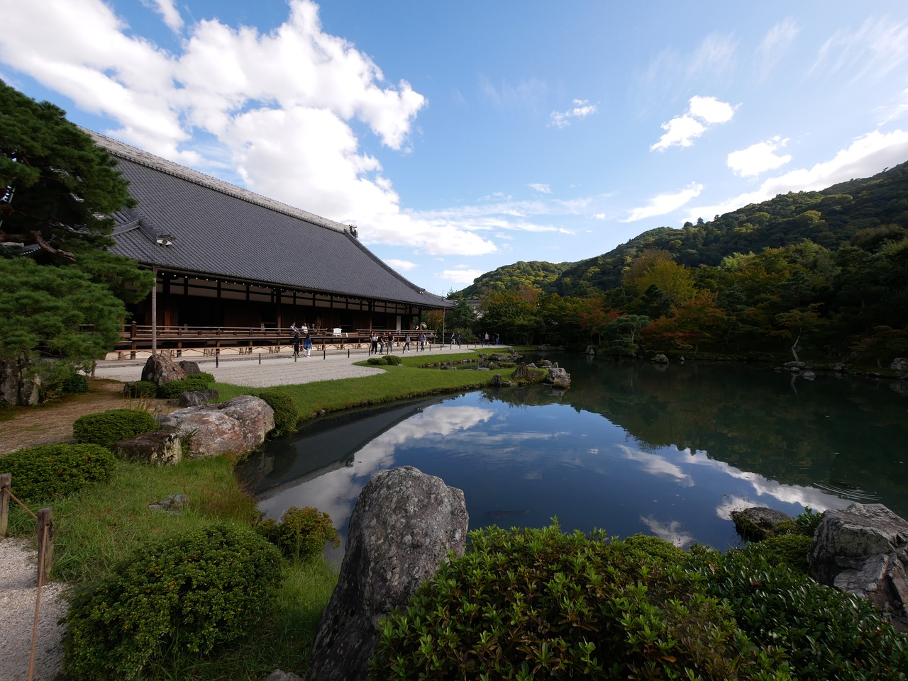 templos japoneses desenhos templo tenryu-ji no japão
