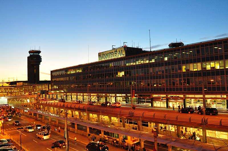 Transporte público no aeroporto de Montreal