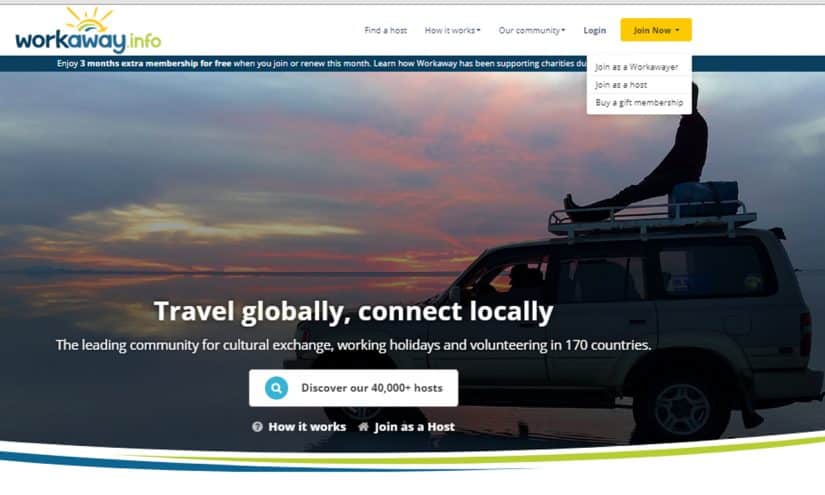 workaway conta workaway gratuito