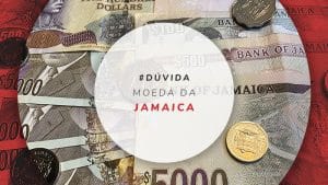 Moeda da Jamaica comparada com dólar americano e real