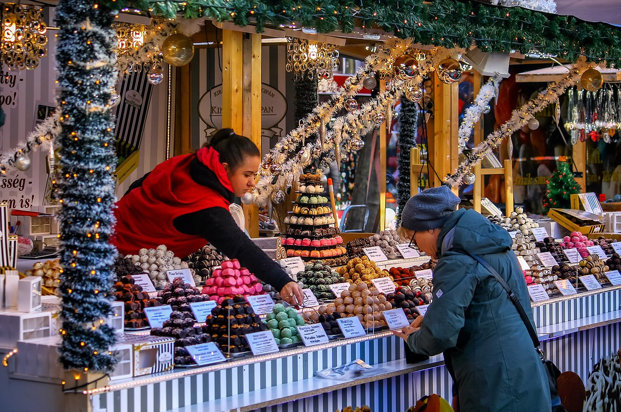 Natal na Hungria mercado de natal budapeste