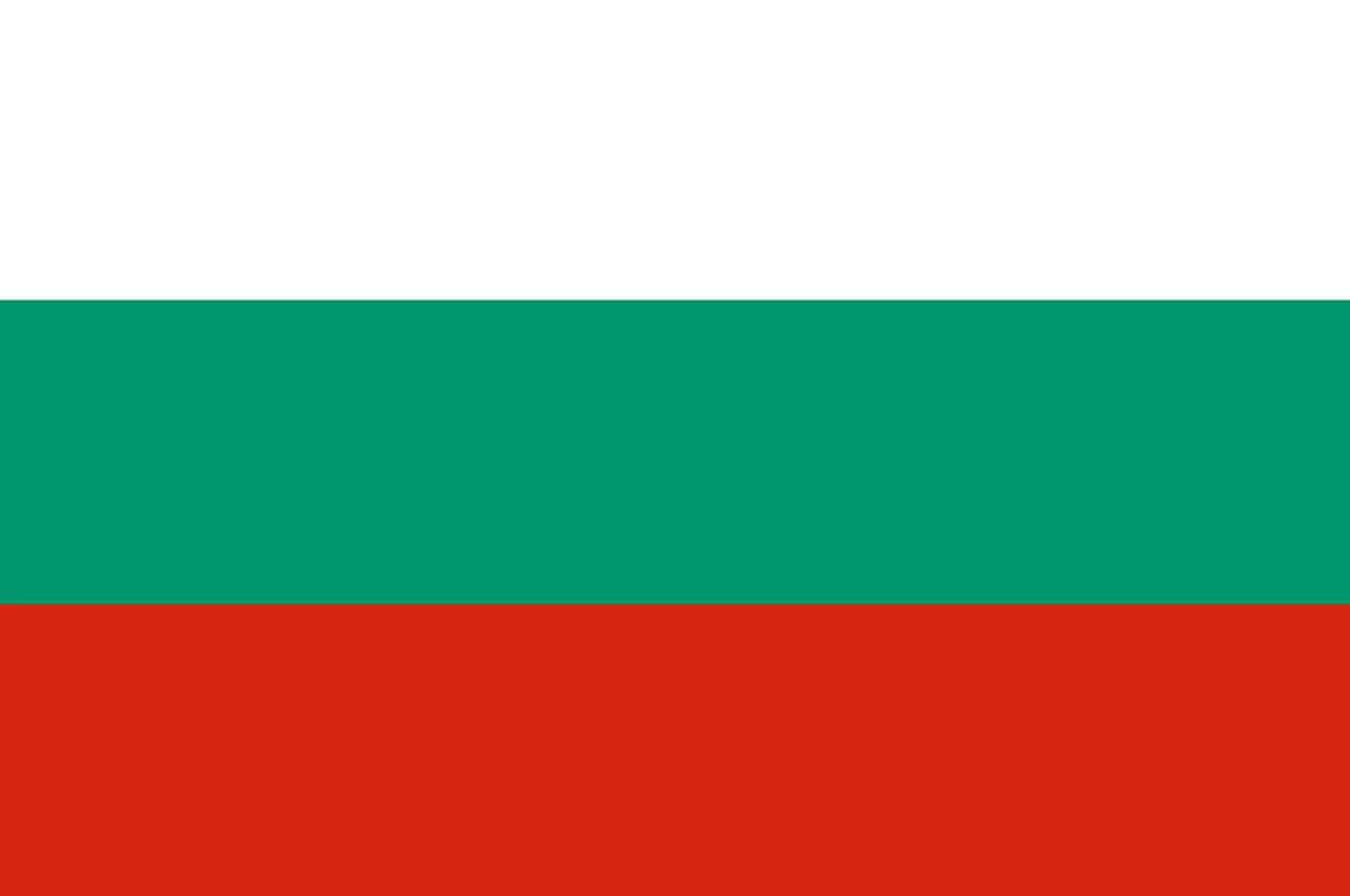 bandeira da Bulgária