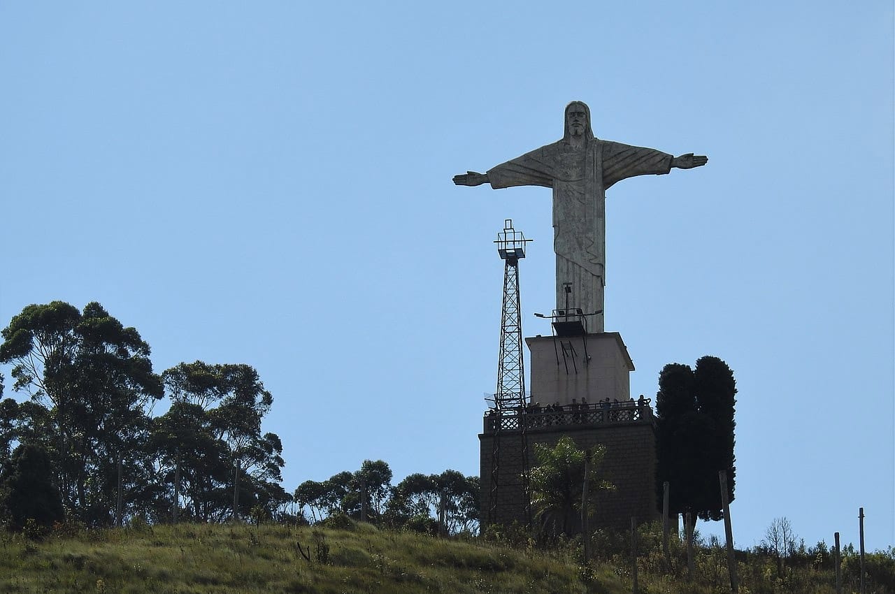 Poços de Caldas atrativos cristo redentor poços de caldas