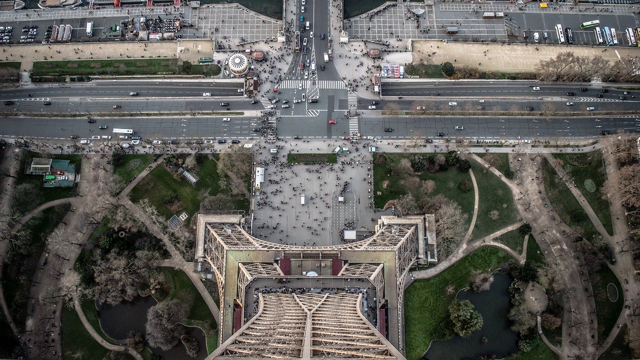 vista do alto da torre eiffel ingresso torre eiffel