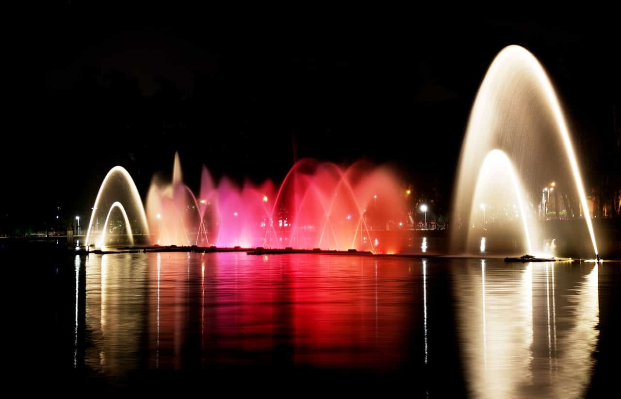 fotos de São Paulo ibirapuera show de luzes no ibirapuera