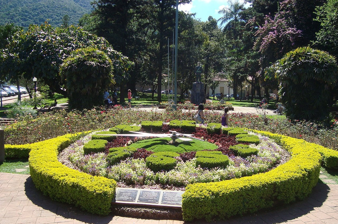 Lugares mais bonitos de Poços de Caldas relógio floral poços de caldas