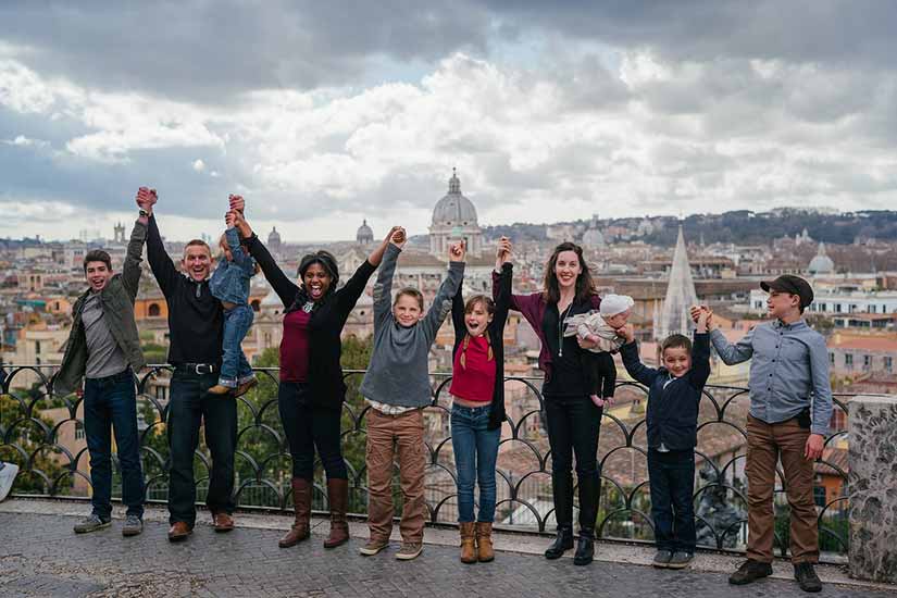 passeios com família