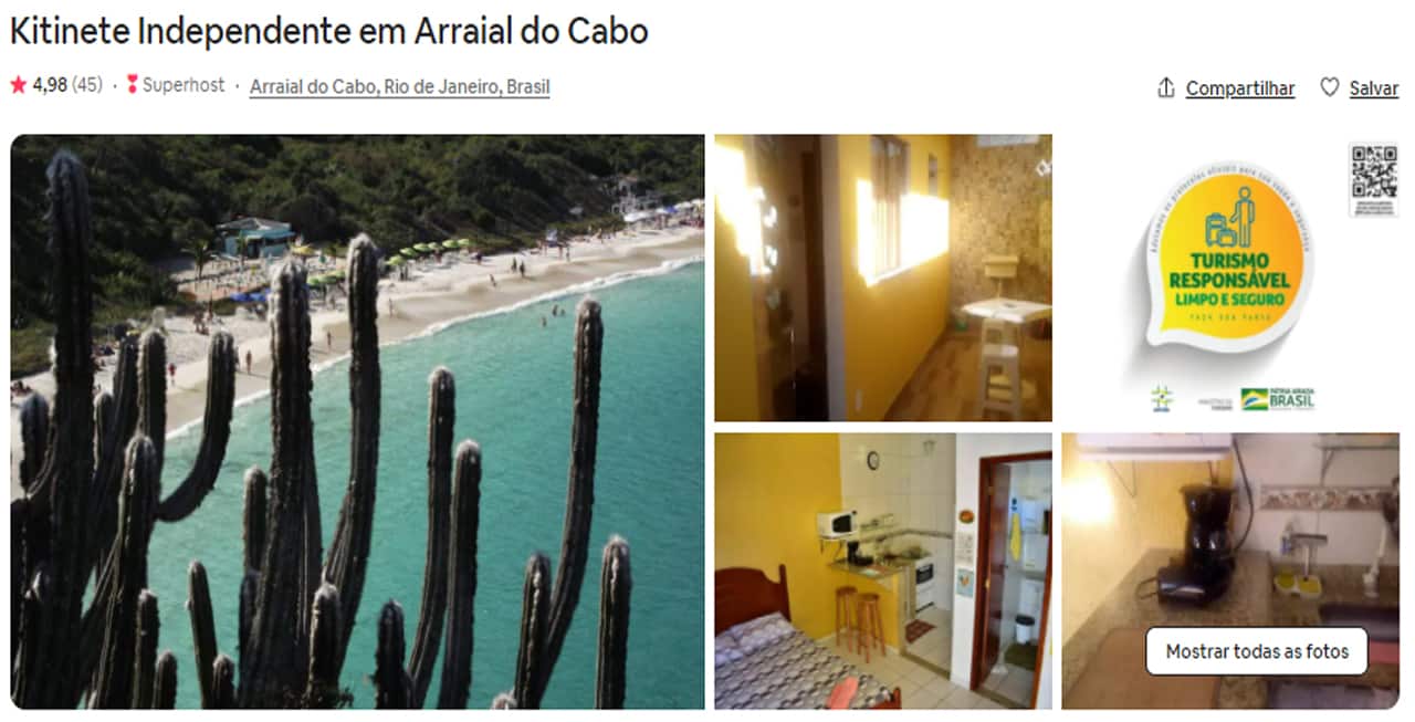 airbnb arraial do cabo quarto