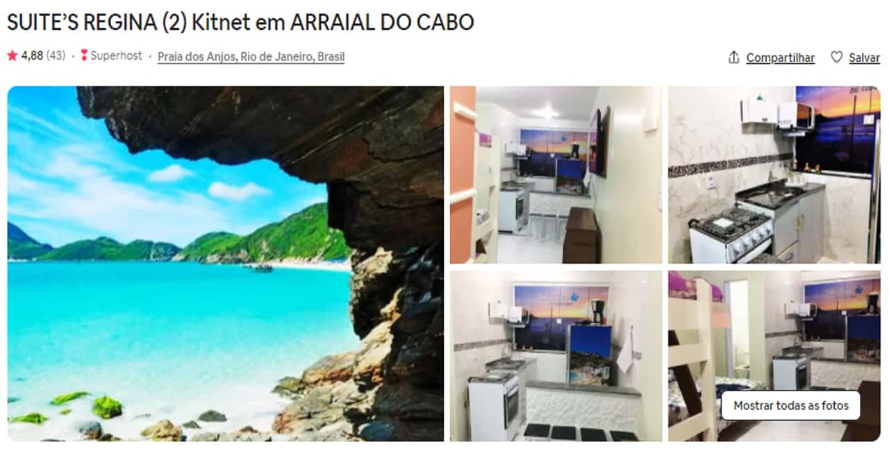 airbnb arraial do cabo para familia