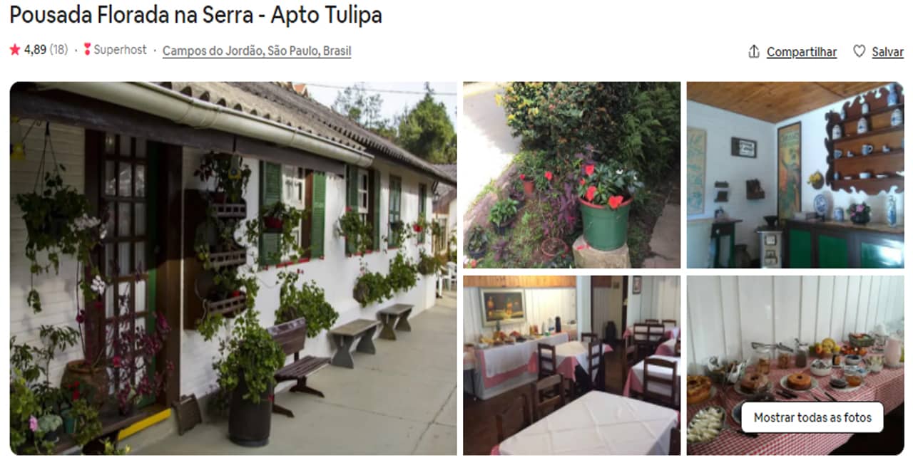 airbnb campos do jordão pousada