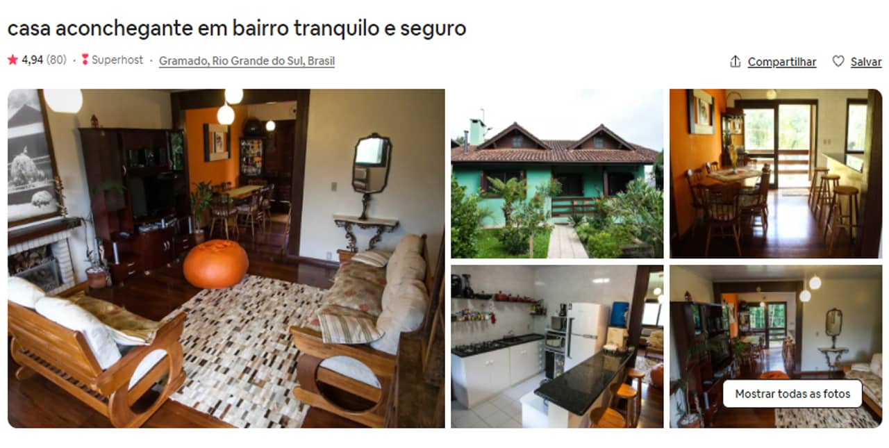 Airbnb Gramado perto da Snowland