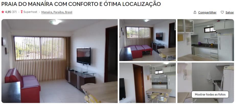 Apartamentos para alugar em JP