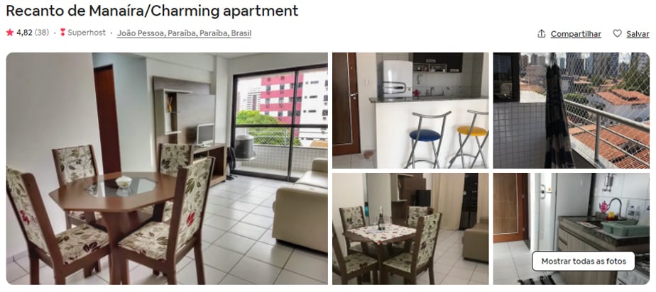 Airbnb João Pessoa familia