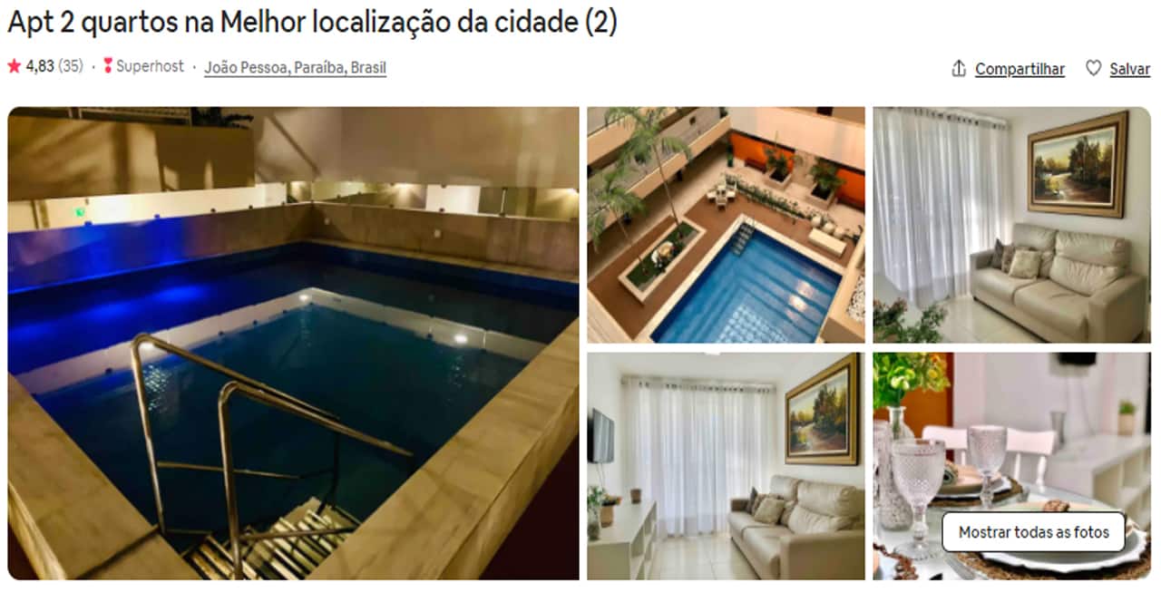 Airbnb João Pessoa tambau