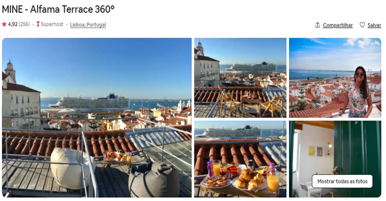 Airbnb Lisboa luxuosos