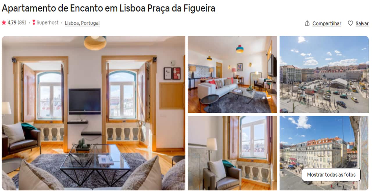 Airbnb Lisboa Praça da Figueira