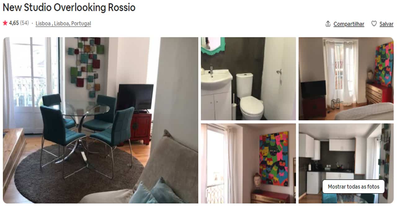 Airbnb Lisboa rio tejo