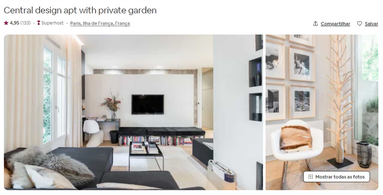 Airbnb Paris praça da bastilha