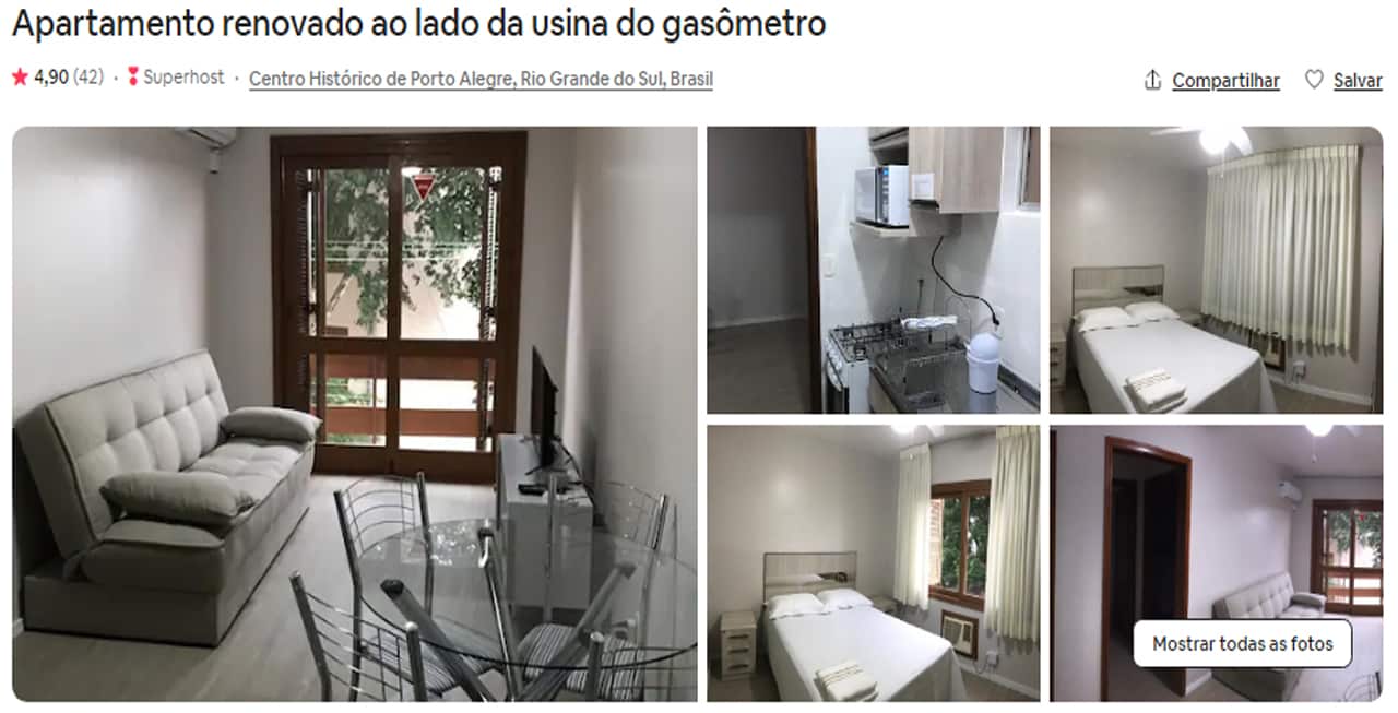 Airbnb Porto Alegre gasometro