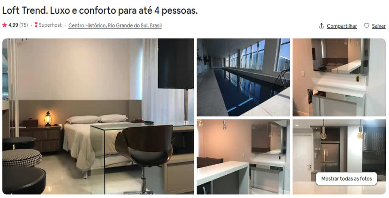 Airbnb Porto Alegre loft