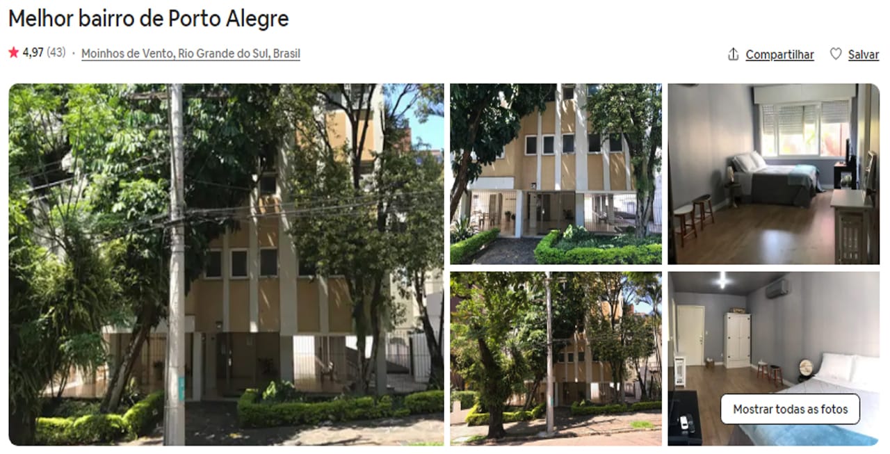 Airbnb Porto Alegre higienopolis