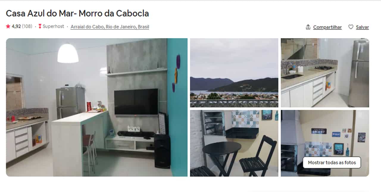 airbnb no estado do rio de janeiro