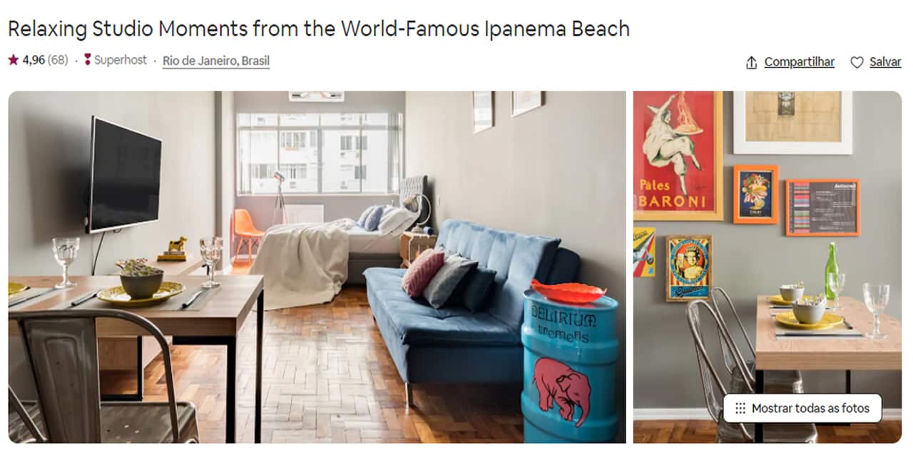 Airbnb Rio de Janeiro copacabana