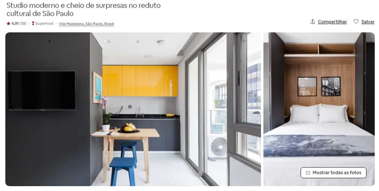 airbnb são paulo academia