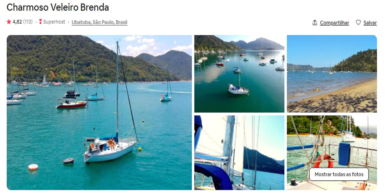barco em ubatuba veleiro em ubatuba