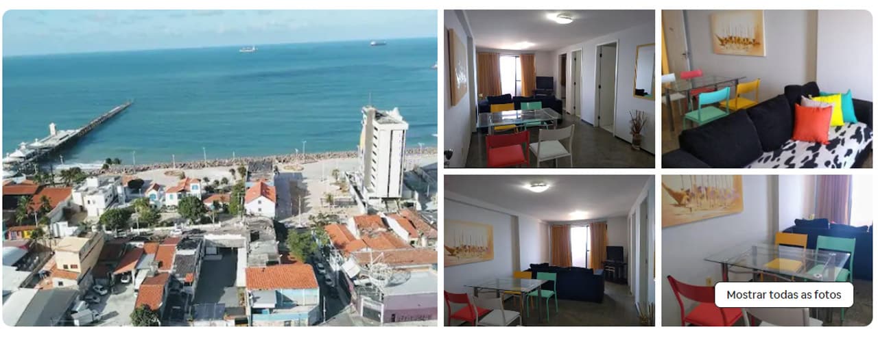 airbnb Fortaleza praia de Iracema