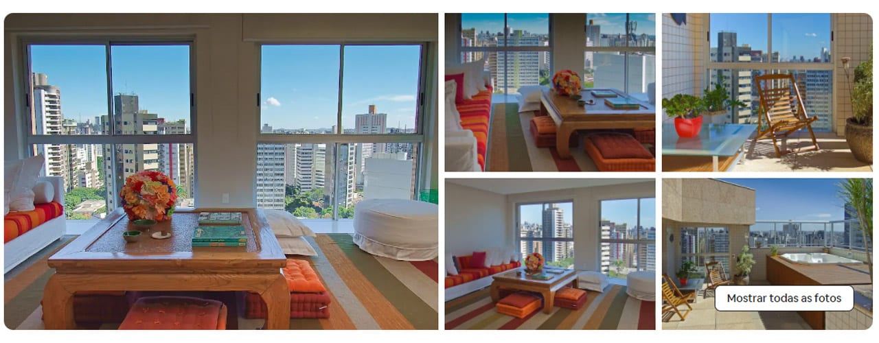Cobertura Savassi BH airbnb na savassi