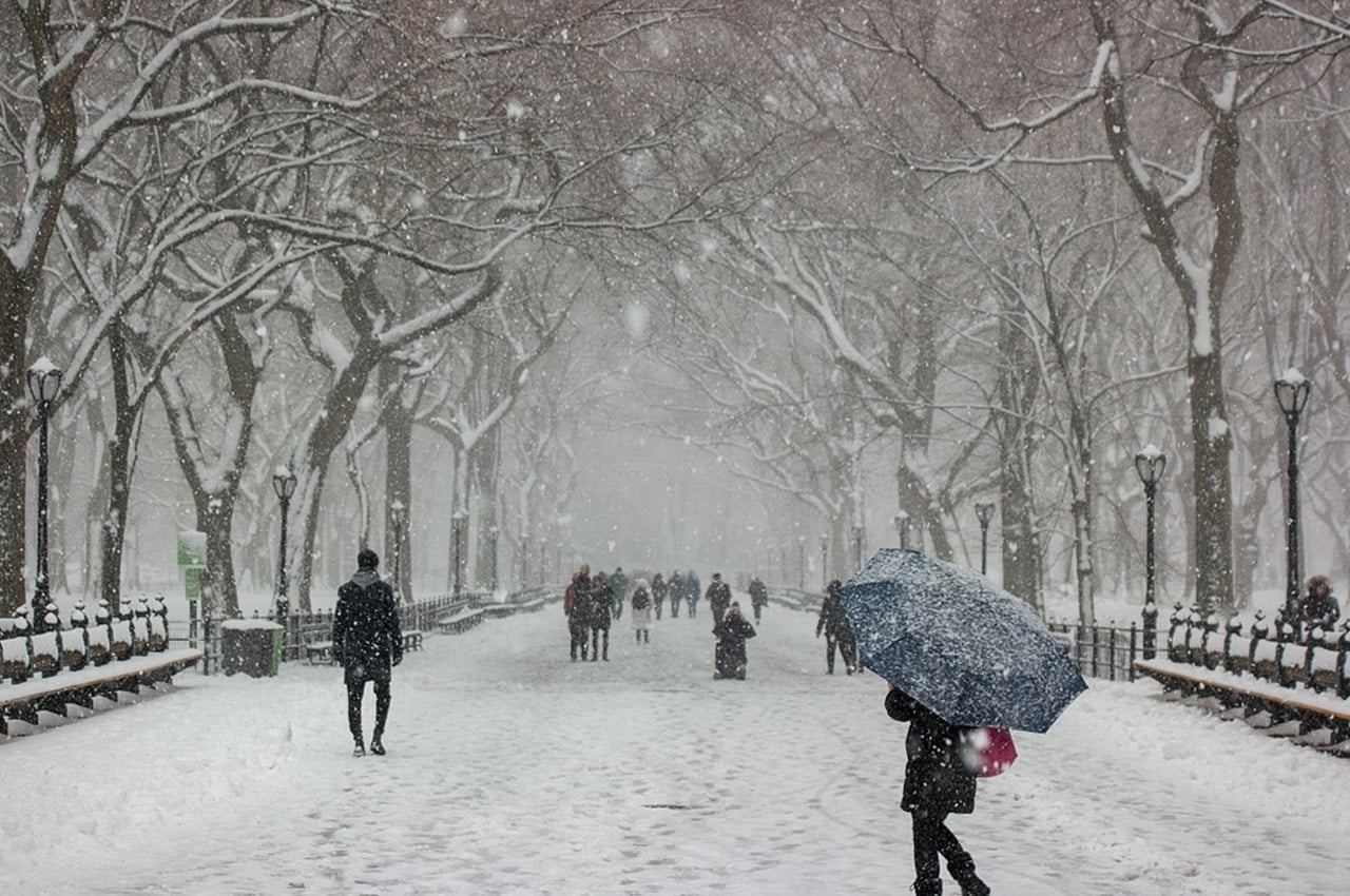 Cai neve em Nova York em dezembro?