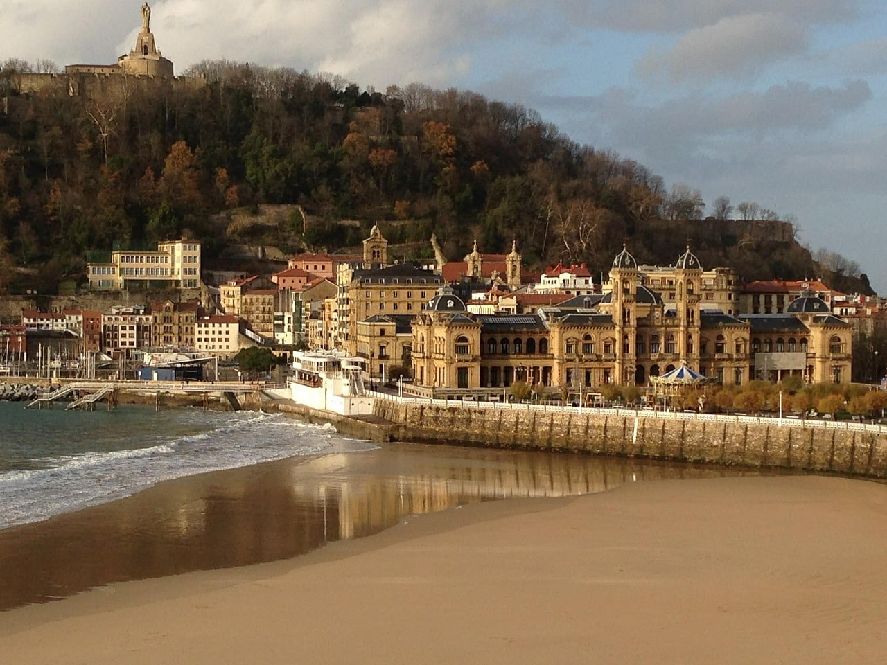 Pontos de interesse na Espanha turismo em san-sebastian