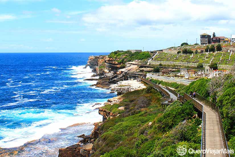 Trilha entre Bondi e Coogee Beach