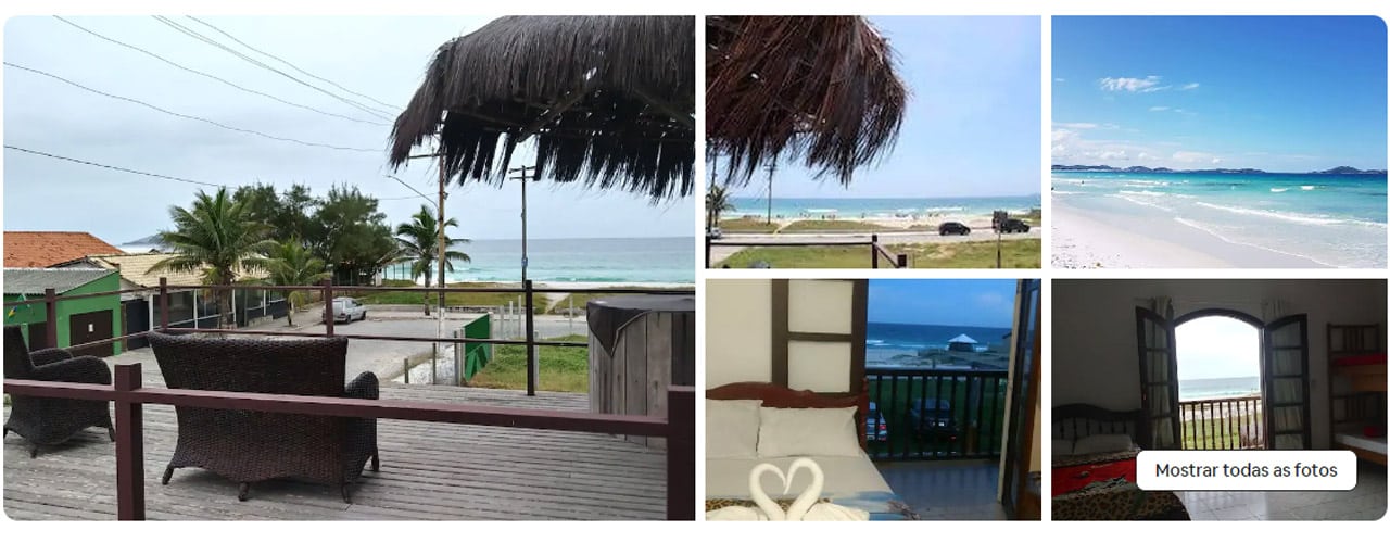 airbnb em Cabo Frio praia do foguete