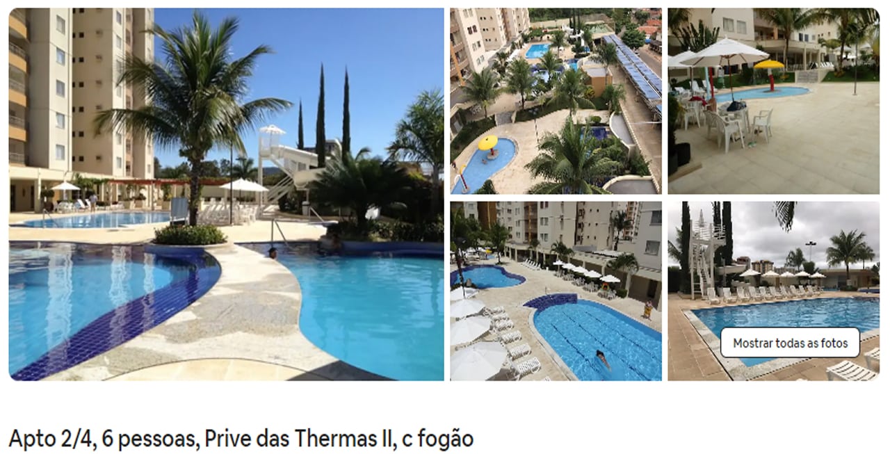 Airbnb Caldas Novas com piscina