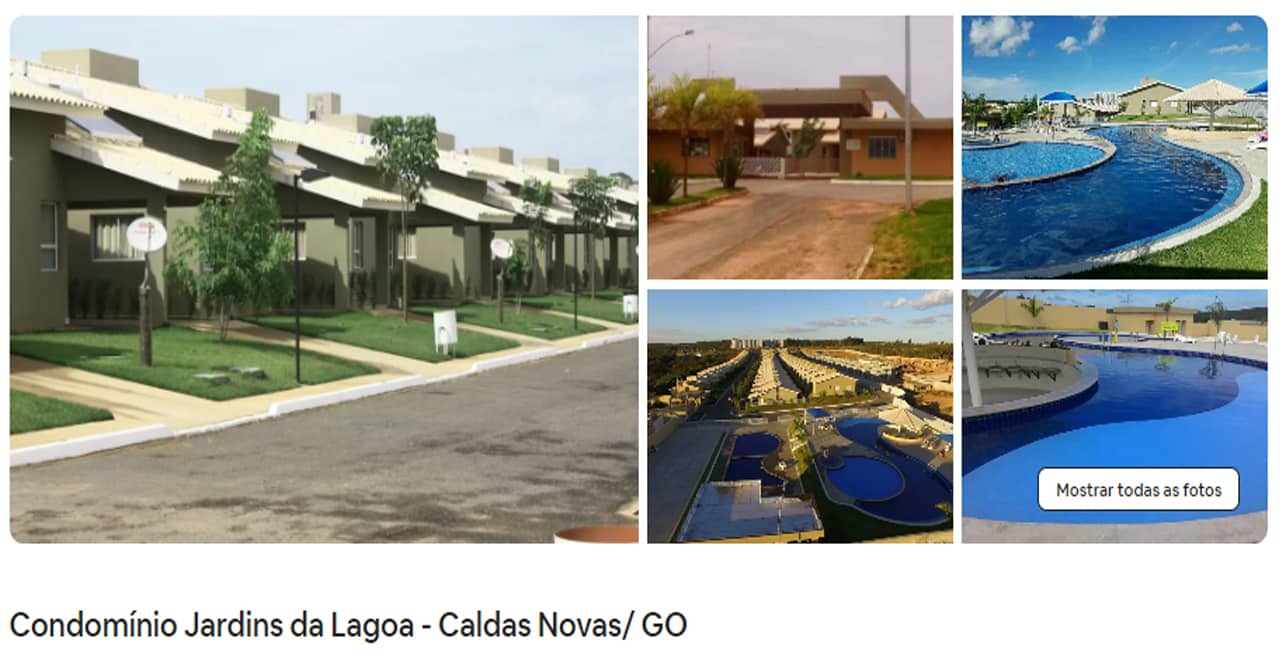 Airbnb Caldas Novas casas para temporada