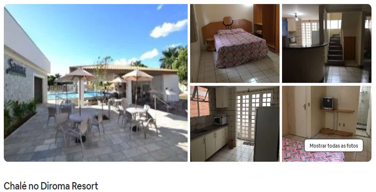 Airbnb Caldas Novas hoteis