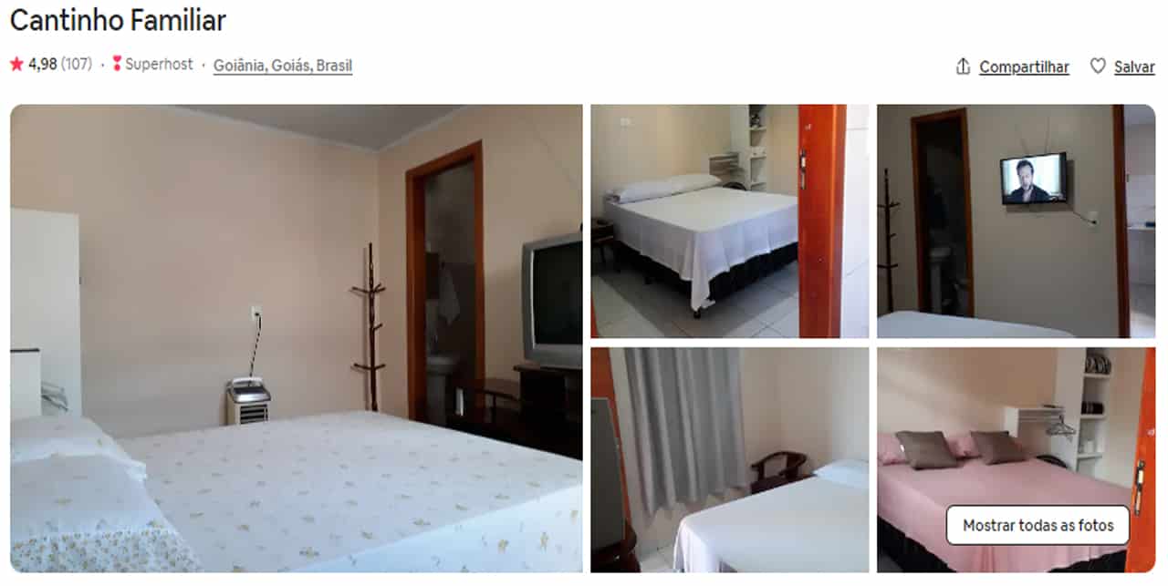 Airbnb Goiânia para casal