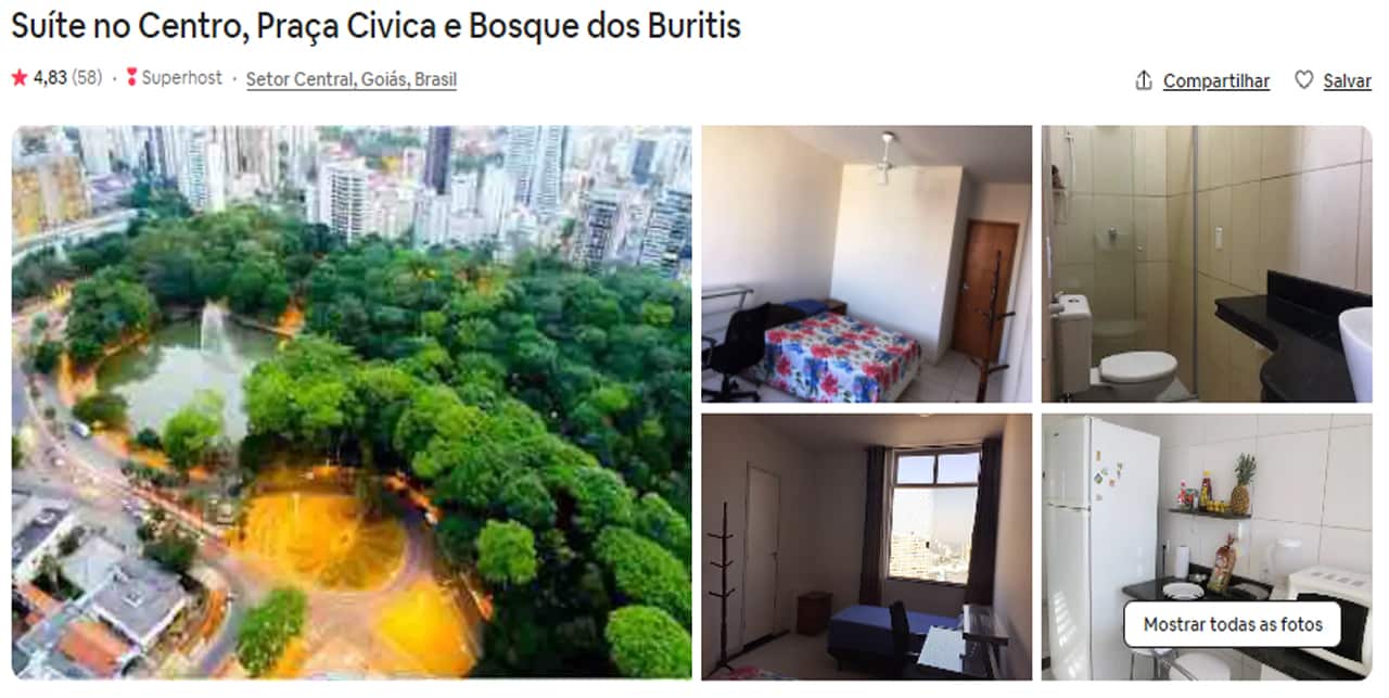 Airbnb Goiânia campinas