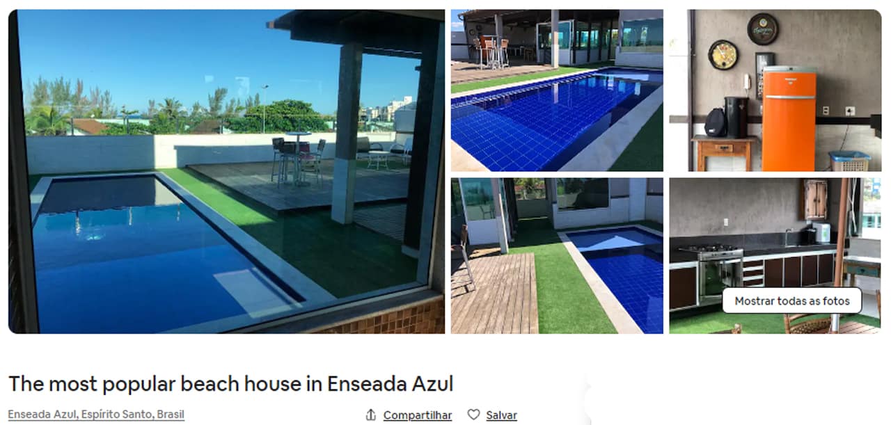 Airbnb Guarapari praia de Guaibura